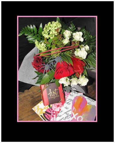 Loves Flowers and Chocolates Bouquet